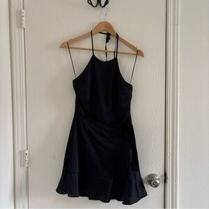 NWT Abercrombie & Fitch Black Halter Dress Size Small